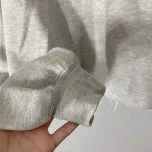Brandy Melville New York Gray Crewneck Crop Sweater thumbnail 6