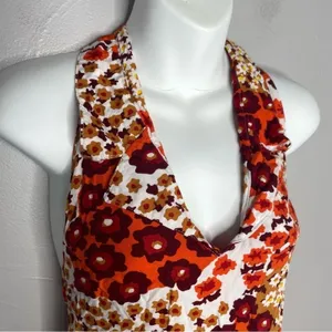 HER PONY Mini Dress Womens Size 2 Festival Retro Boho Coachella Hippie Nostalgia thumbnail 3