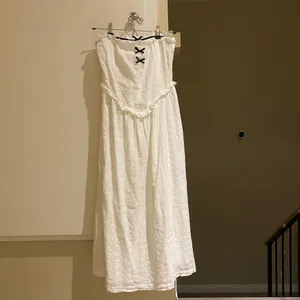 NWOT urban outfitters strapless white midi dress with eyelets thumbnail 4