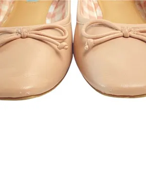 Draper James Women's Ballet Flats in Blush Pink with Bow thumbnail 4