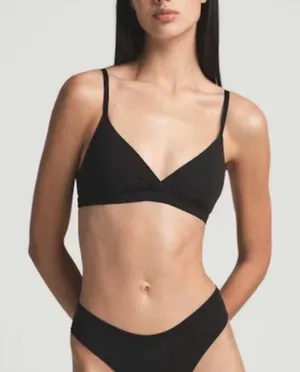 Skims Crossover Bralette Onyx new with tags thumbnail 1