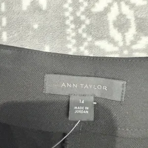 NWOT Ann Taylor The Button Trim Sailor Wide-Leg Pant Black Size‎ 14 Workwear thumbnail 4