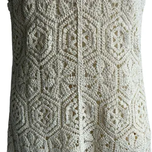 NWT Z Supply Allure Dress Sz M Natural Crochet Knit Sleeveless Boho Sleeveless thumbnail 8