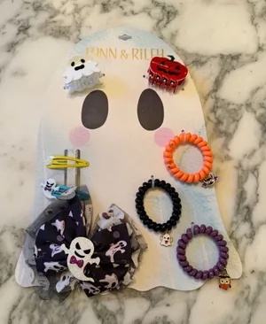Fynn & Riley | Halloween Hair Accessories Bracelets Boo Spooky Ghost Pumpkin thumbnail 1