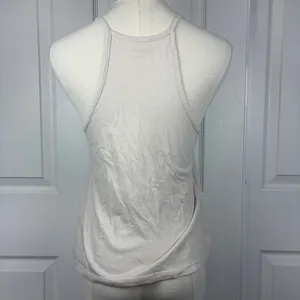 Old navy cream flowy tank top thumbnail 2