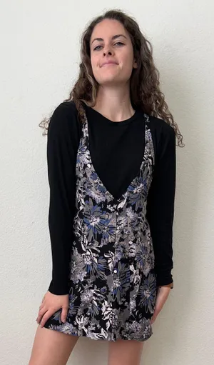 Free People Purple Floral Dress thumbnail 8