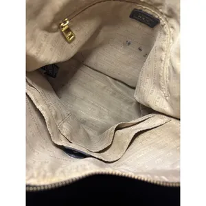 Lauren Ralph Lauren Black Pebbled Leather Hobo Bag Y2K Crossbody Shoulder Bag‎ thumbnail 3