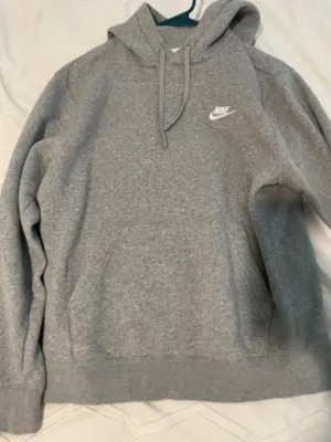 Nike grey hoodie thumbnail 1