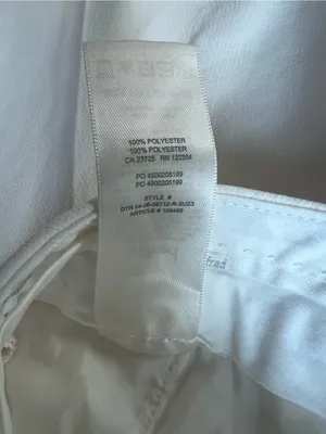 Aritzia Wilfred The Effortless Pant White Crepette Wide Leg Trouser Size 14 thumbnail 6