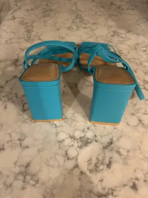 H&M Blue Heels thumbnail 3