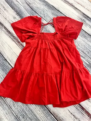 Abercrombie & Fitch Women’s Red Square-Neck Mini Dress thumbnail 2
