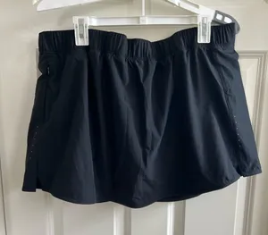 Old Navy Women's Black Athletic Skort with Built-In Shorts thumbnail 1