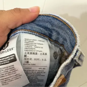 Levi’s 501 Original High Rise Distressed Button Fly Jeans Light Wash Size 25 thumbnail 8