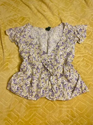 Floral Crop Top thumbnail 5