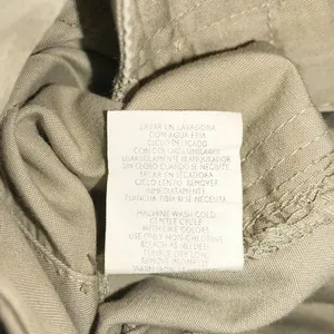 VTG Y2K Daisy Fuentes Khaki Mid Rise Wide Leg Parachute Utility Cargo Pants 8 thumbnail 9
