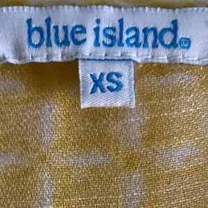 blue island Yellow Printed Boho Tie-Front Tunic thumbnail 5