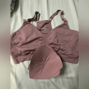 Kindred kindred bravely nursing bras Large Regular Racerback Pumping and Nursing Purple thumbnail 8