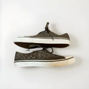 Juicy Couture Women's Eclipse Juice Couture Mouse Grey Canvas Sz 7.5‎ thumbnail 5