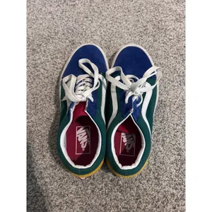 Vans Old Skool‎ Colorblock Suede Canvas Low Top Sneakers Women Size 7 thumbnail 6