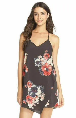 Free People Intimately Cascades Mini Dress Sz M thumbnail 2