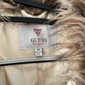 🧥Guess Wool Faux Fur-Trim Coat🧥~med thumbnail 6