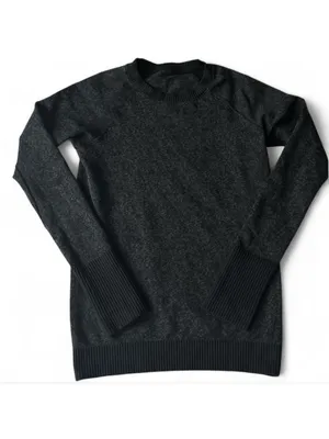 Lululemon Women Rest Less Pullover Lightweight Sweater Gray thumbnail 2
