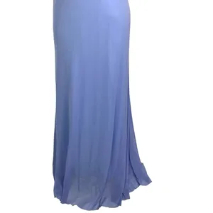 Tawny PromGirl Blue Maxi Dress Gown L Lace Detail Racerback Design Prom Wedding thumbnail 4