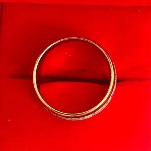 Artisan Van Gogh Starry Night Painting Gold Tone Ring Band Size 10 thumbnail 3