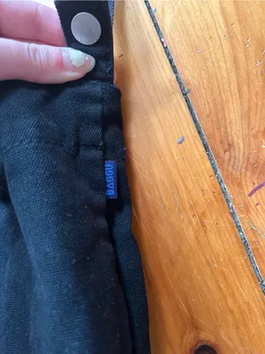 BAGGU Black Canvas Duck Bag thumbnail 7