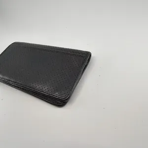 Coach Perforated Black Leather Wallet thumbnail 4