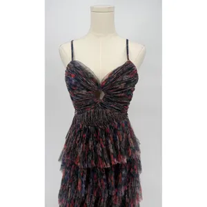 Hutch Rosey Floral Tiered Gown Navy Multi‎ Size 4 NWT thumbnail 6
