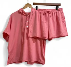 Aucoin Boutique Loungewear/Pajama Set With Shirt & Shorts XL New thumbnail 1