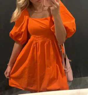 Dry Goods Orange dress thumbnail 1