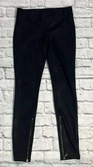 Free People black spandex pull on pants thumbnail 1