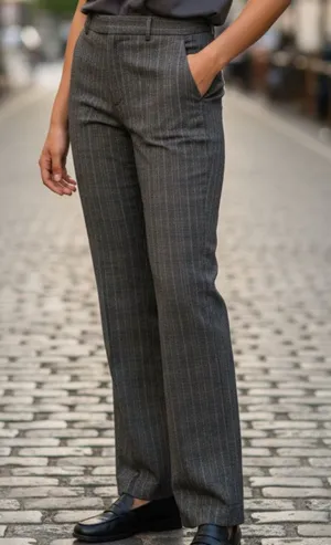 Zac & Rachel Plaid Brown & Pink Dress Pants(Size 8) thumbnail 1