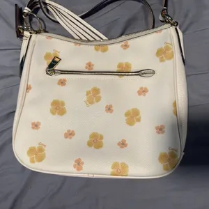 Coach White Floral Crossbody Bag thumbnail 4