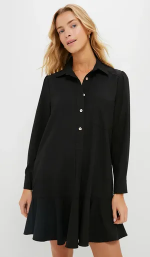 Tuckernuck Callahan crepe shirt dress thumbnail 1