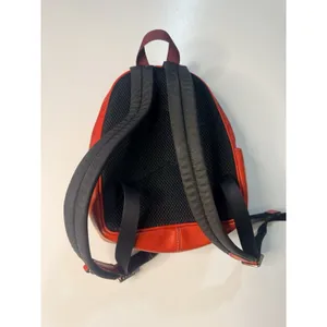 Coach C8604 Mini Court Backpack Canvas Pebble Leather In Signature IM/Miami Red thumbnail 10