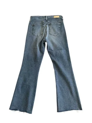 ADRIANO GOLSCHMIED HIgh Rise Bootcut Crop Jeans Size 28 thumbnail 3