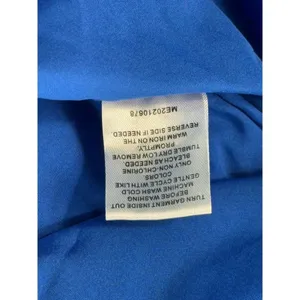 Grace+Karma Blue Smocked Eyelet Midi Dress Ruffle‎ Strap XL thumbnail 7