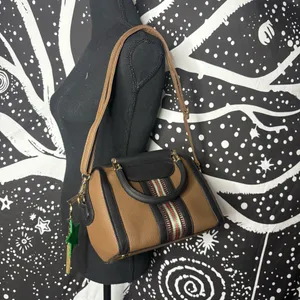 & Other Stories Brown and black shoulder and hand bag thumbnail 7
