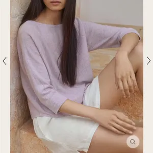 Poetry Soft Pink Boat Neck Cashmere Sweater Size Small 4/6 thumbnail 5