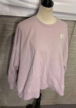 Jordan Flight Essentials Oversized Sweatshirt Lavender Purple XL Women‎ thumbnail 1