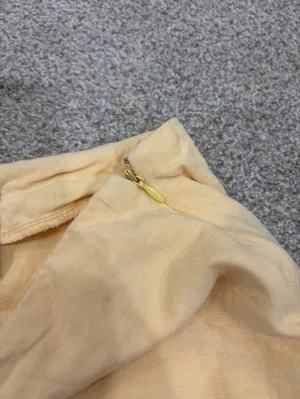 Paper Heart Linen Blend Vest and Skort Set Light Yellow Medium Linen Set thumbnail 6