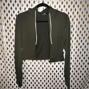 Green Athletic Zip up hoodie black bundle set size S thumbnail 4