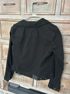 Silver Jeans Co Lauren Jean Jacket Ralph Denim black thumbnail 4