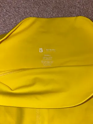Buffbunny Yellow Biker Shorts thumbnail 2