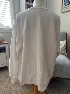 Hollister White "San Diego" Graphic Crewneck Sweater thumbnail 4