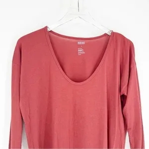 Girlfriend Collective Long Sleeve Lounge Tee Women's Size S Cozy‎ Casual thumbnail 4