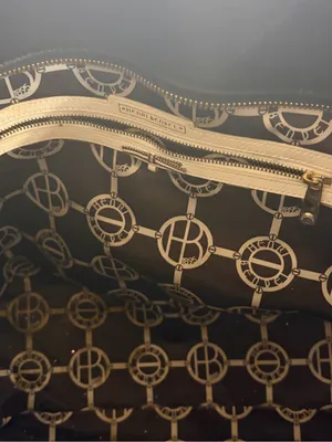 henri bendel Black Leather Tote with Gold Logo Charm thumbnail 10